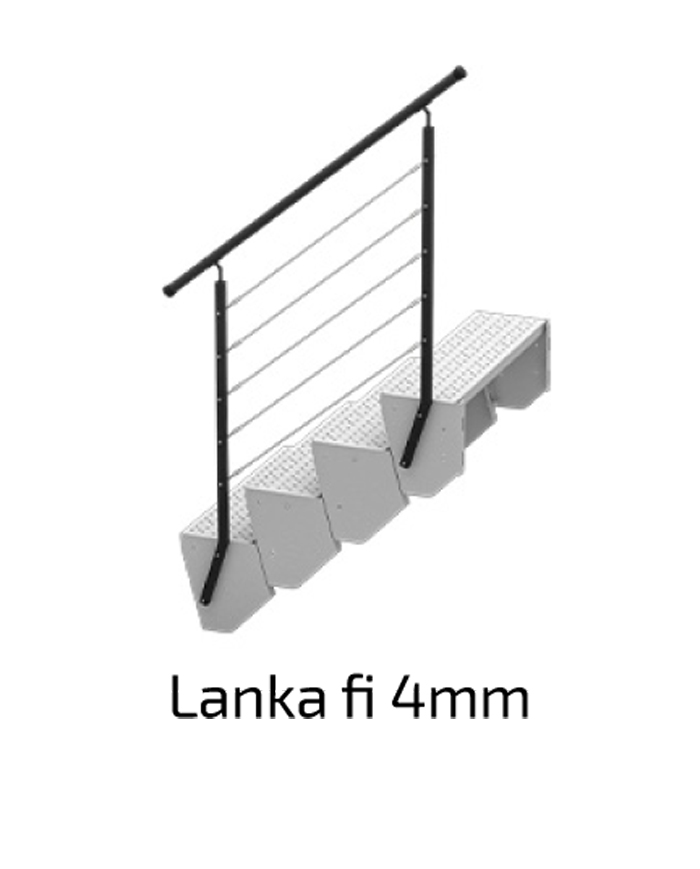 Zábradlí ASTA lanka 4mm