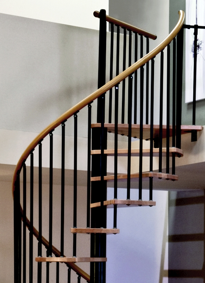 Spiral Wood Black