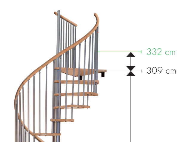 Spiral Wood Silver GH332