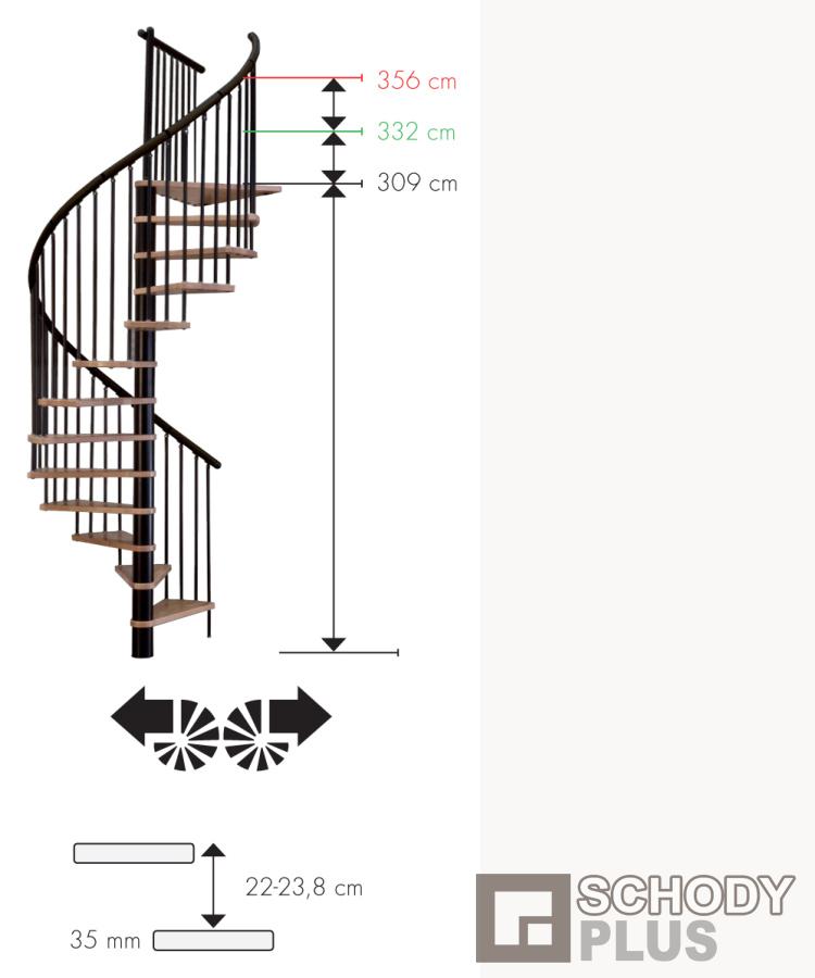 Spiral Wood Black 120 BUK