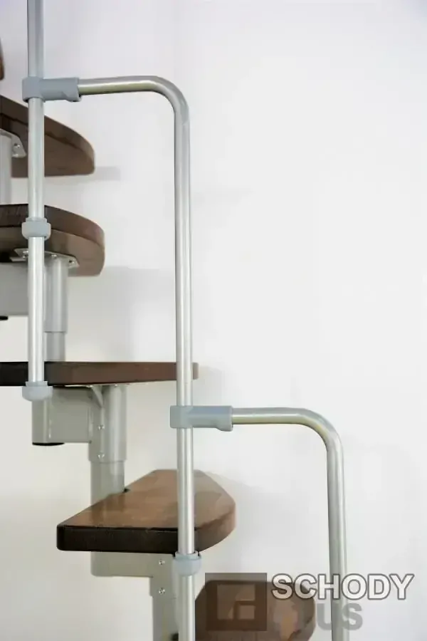 Mlynářské schody Monaco Grey Walnut
