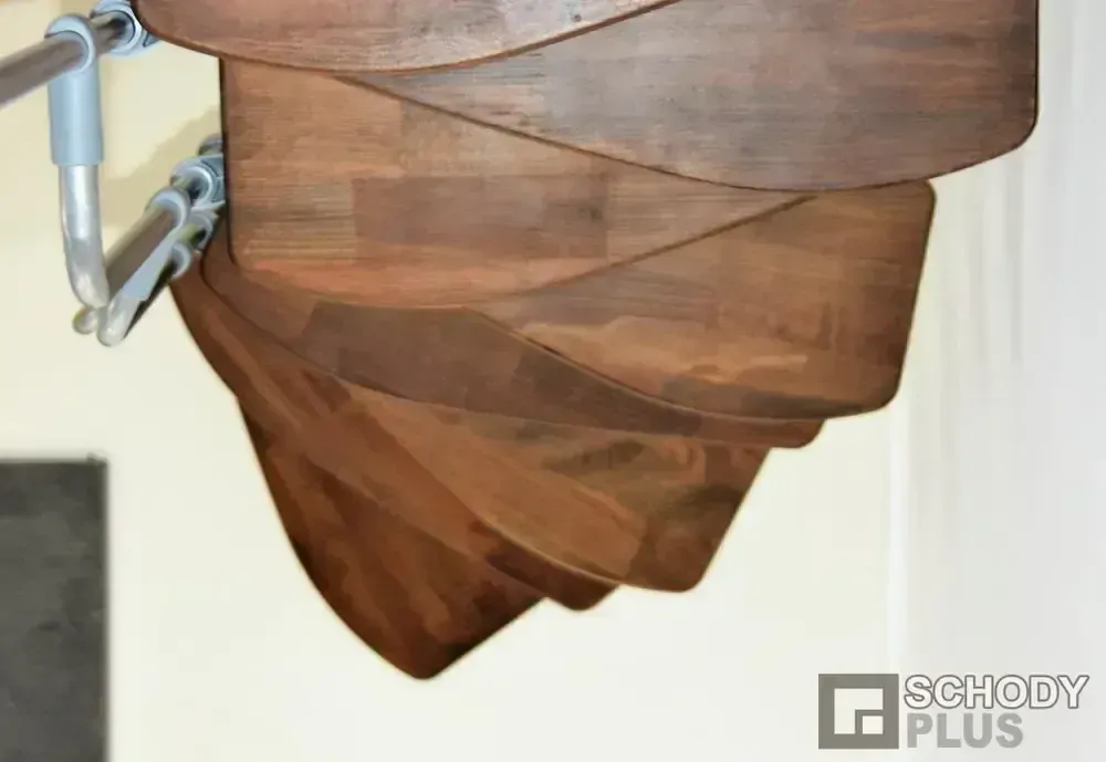 Mlynářské schody Monaco Grey Walnut