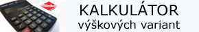 Kalkulátor vhodné výškové varianty